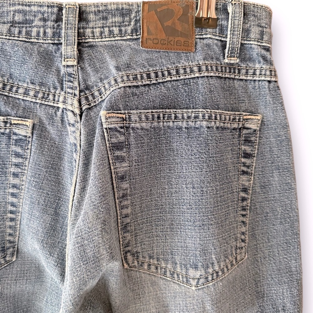 🍓 5 FOR $40 90s Rockies relaxed fit high rise straight leg denim jeans 31” waist - Picture 2 of 6